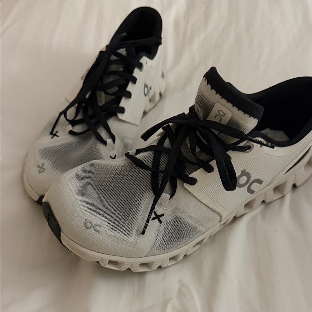 On Running Women's Sneakers in White and Black